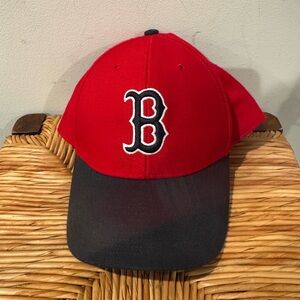 Boston Red Sox Red and Black Baseball Cap Size 7 5/8